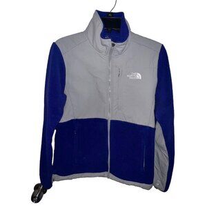 The‎ North Face Jacket Womens Small Blue Purple Grey Fleece Polartec Denali Coat